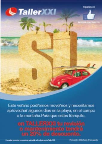 OFERTA-TALLERXXI-JULIO-AGOSTO TallerXXI-MANTENIMIENTO-REVISION